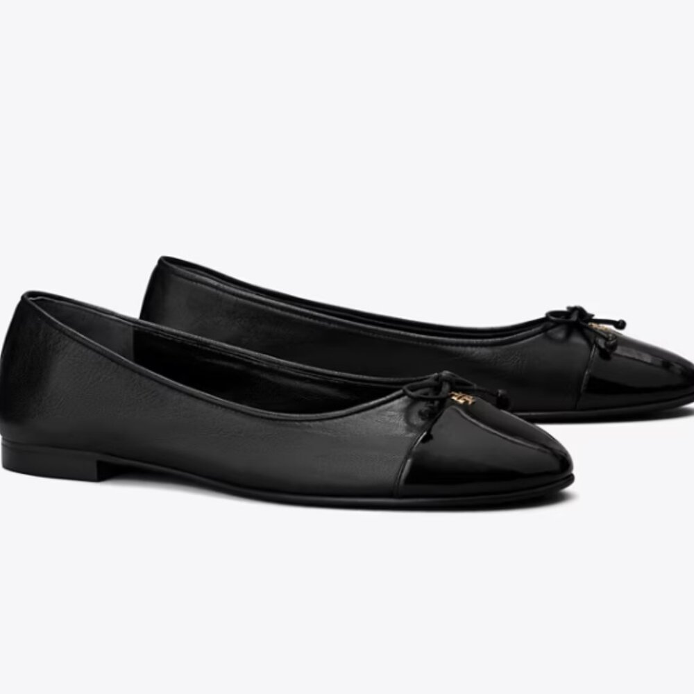 Tory Burch Cap-Toe Ballet Flats